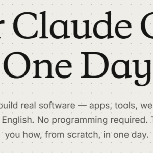 Isaac Rudansky – Master Claude Code in One Day